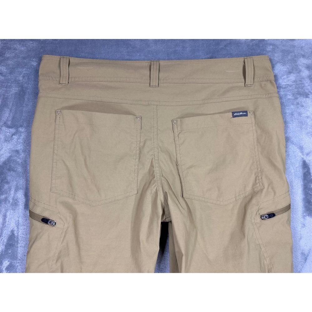 Eddie Bauer First Ascent Guide Pro Pants Mens 34x32 Tan Khaki Hiking Outdoor - Picture 10 of 11